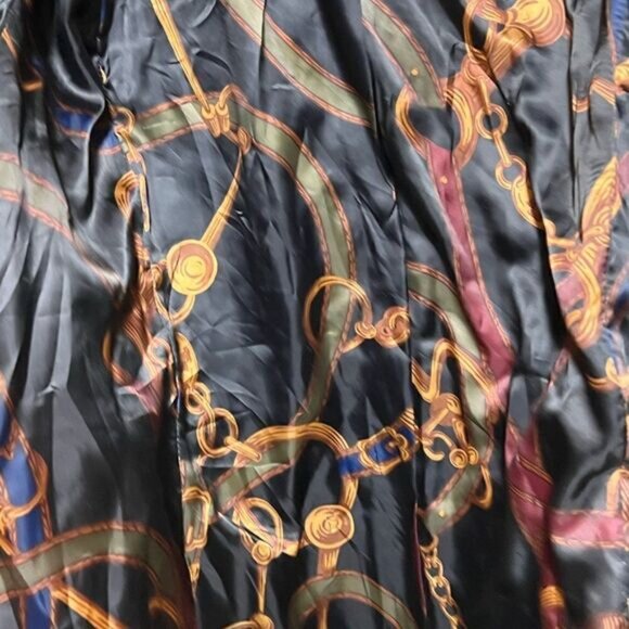 Lauren Ralph Lauren Faux Leather Trim Equestrian Olive Quilted Coat Olive Sz 2X - Picture 4 of 10